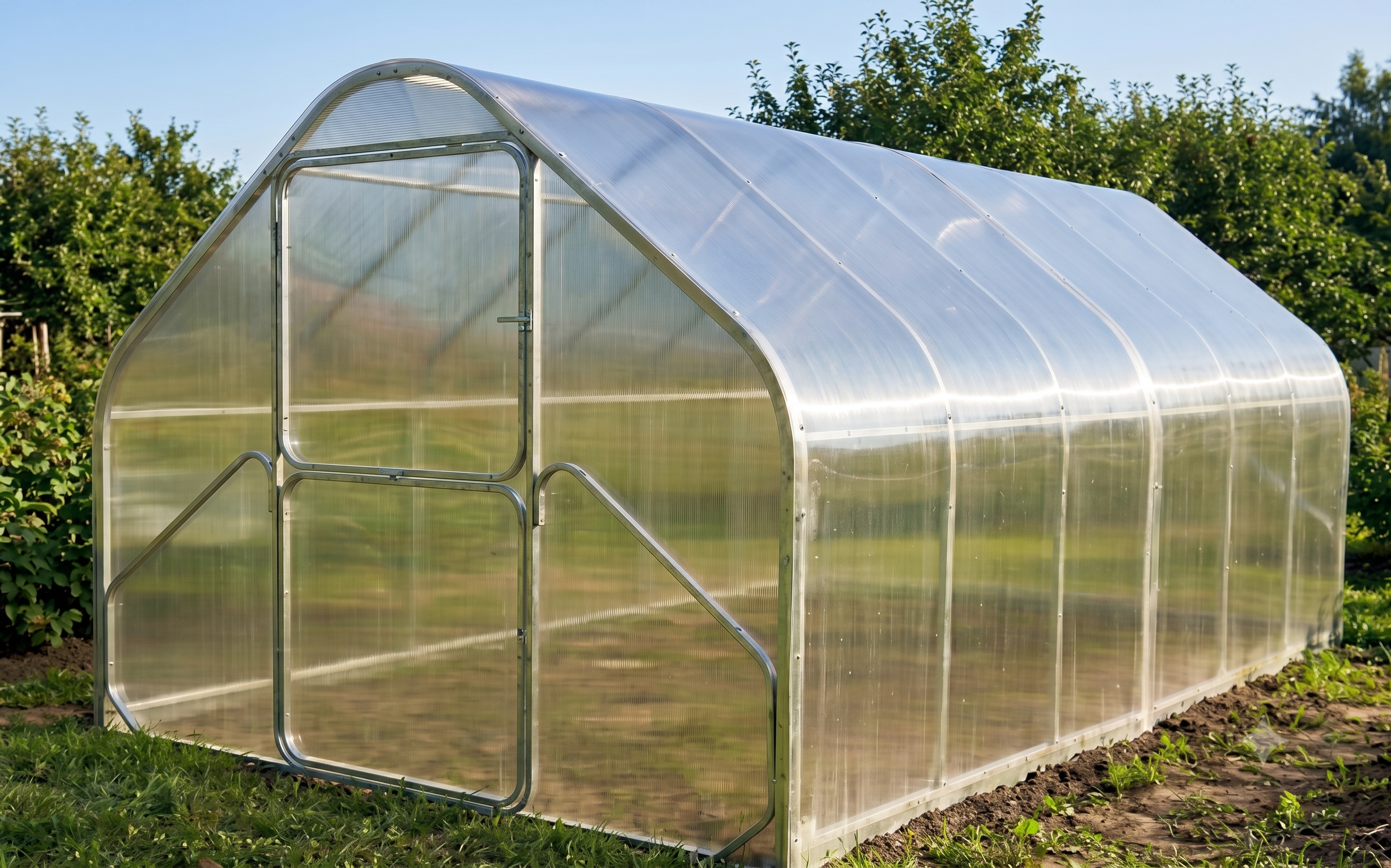 Serre Archy — Serre de Jardin Polycarbonate Toit Chapelle 2,75m