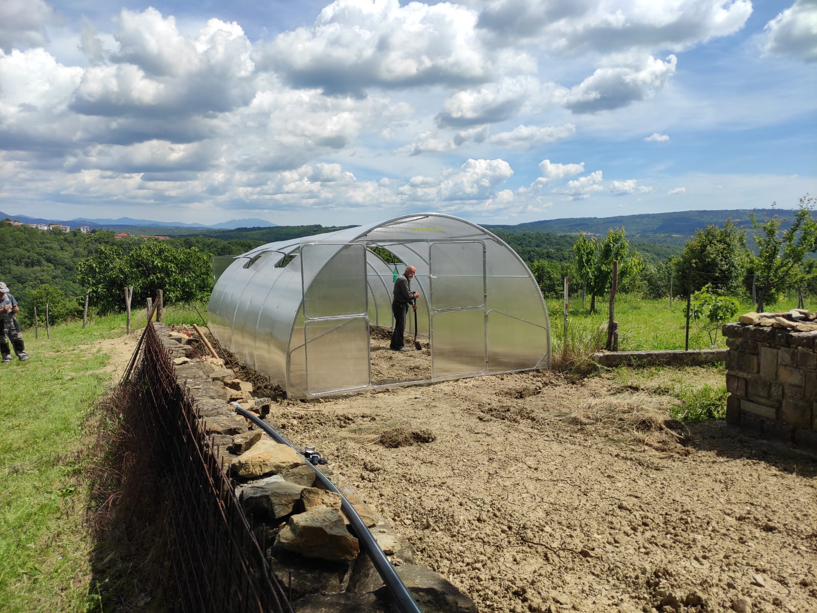 Serre Farmy — Grande Serre Tunnel Polycarbonate 4m