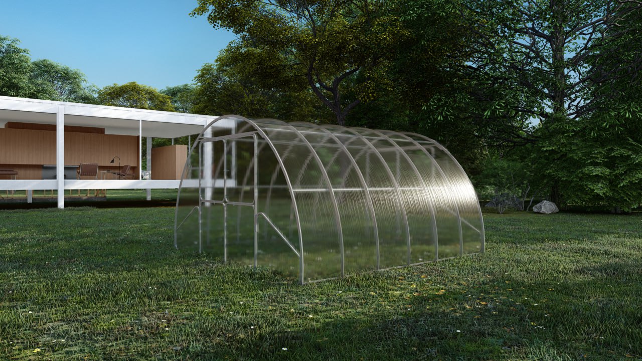 Serre Farmy — Grande Serre Tunnel Polycarbonate 4m