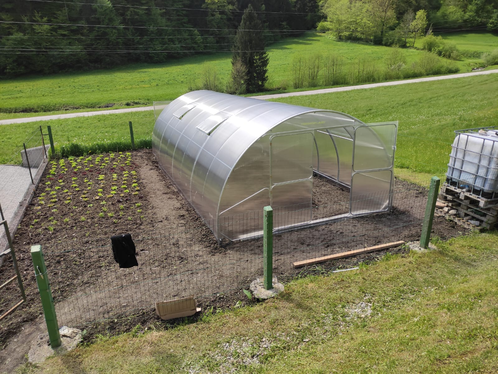 Serre Farmy — Grande Serre Tunnel Polycarbonate 4m