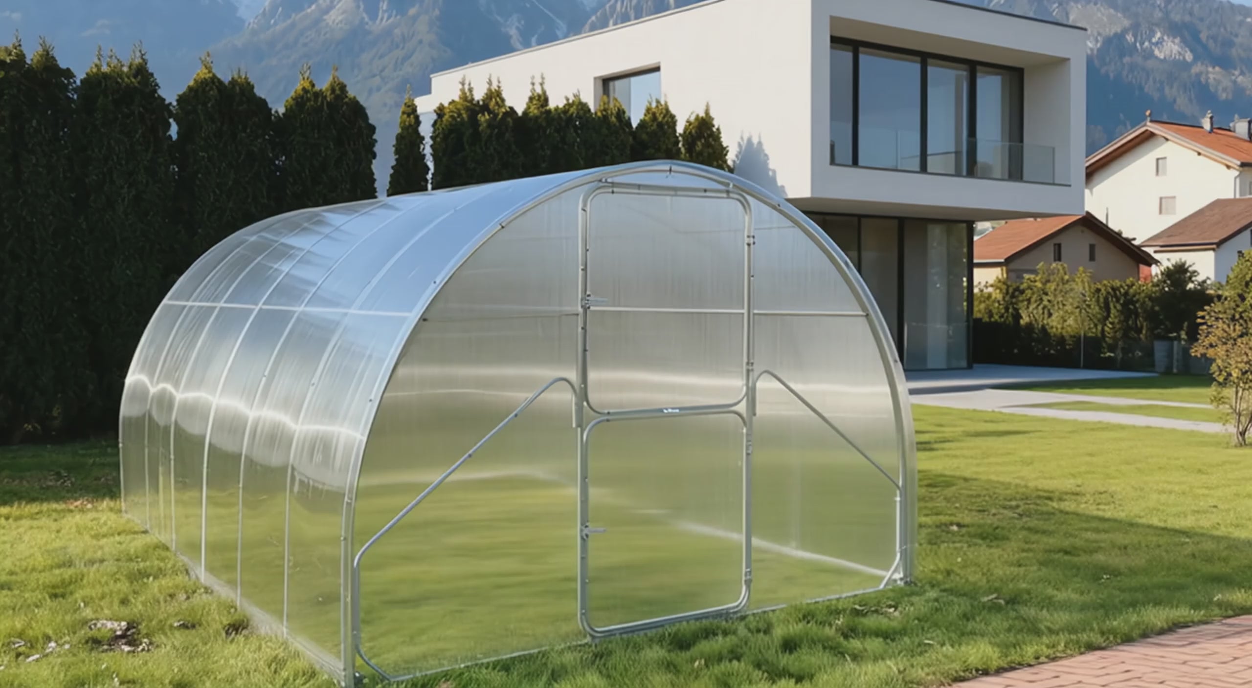 Serre Cozy — Serre Tunnel Polycarbonate 3,14m