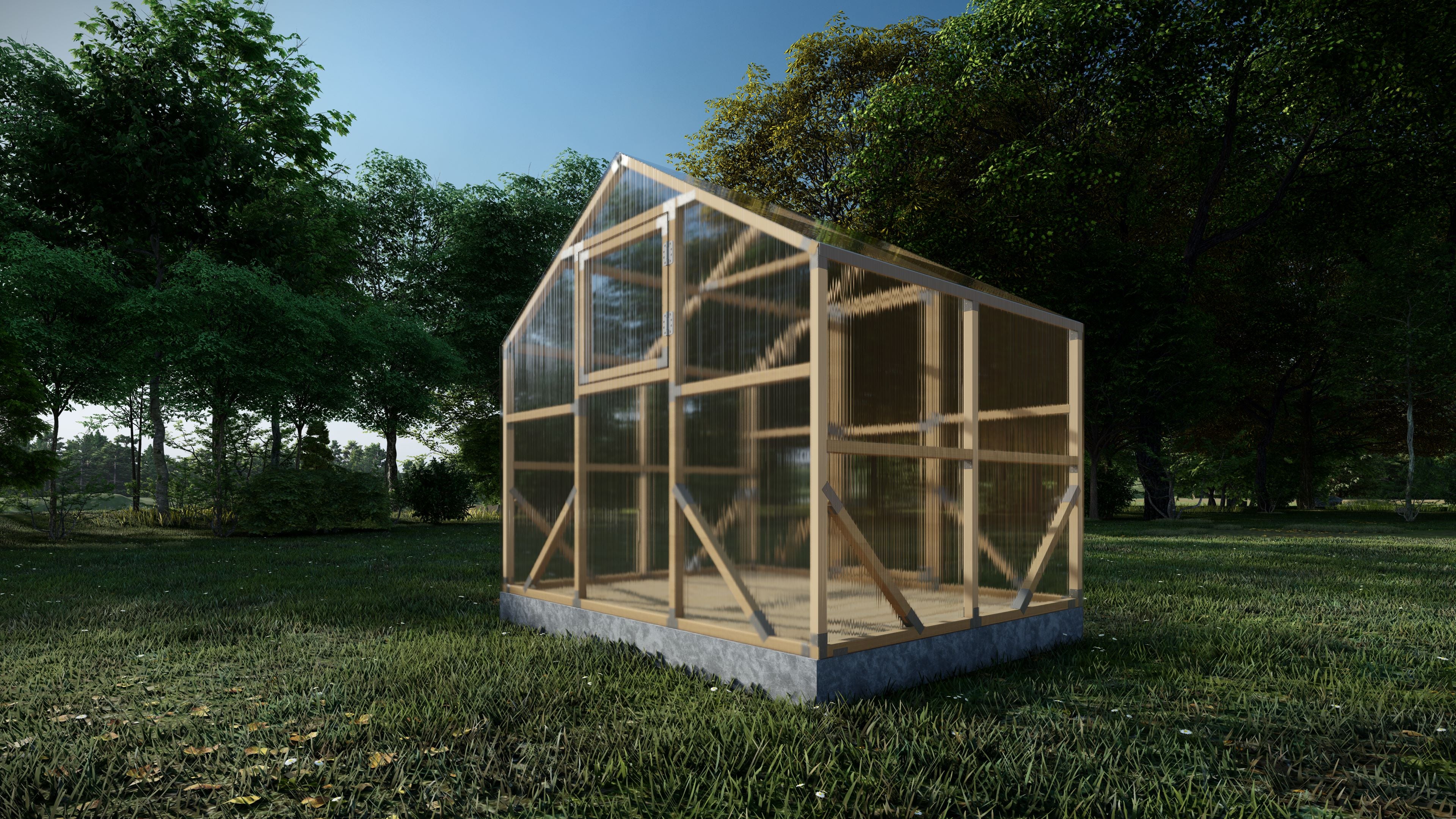 Serre Woody — Serre de Jardin en Bois 2,60m