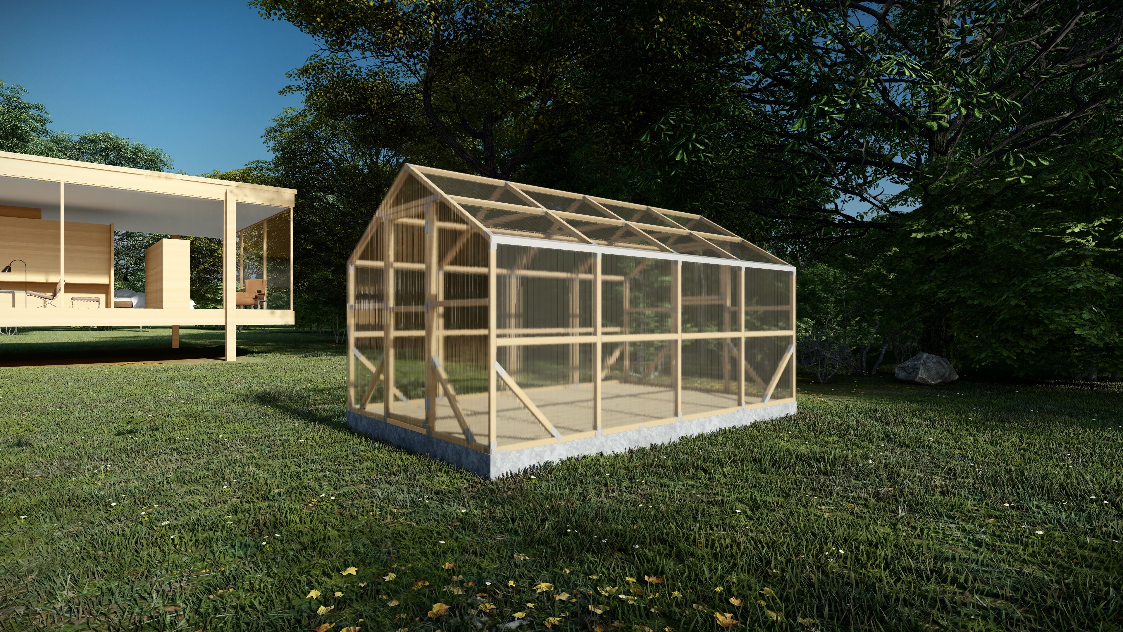 Serre Woody — Serre de Jardin en Bois 2,60m