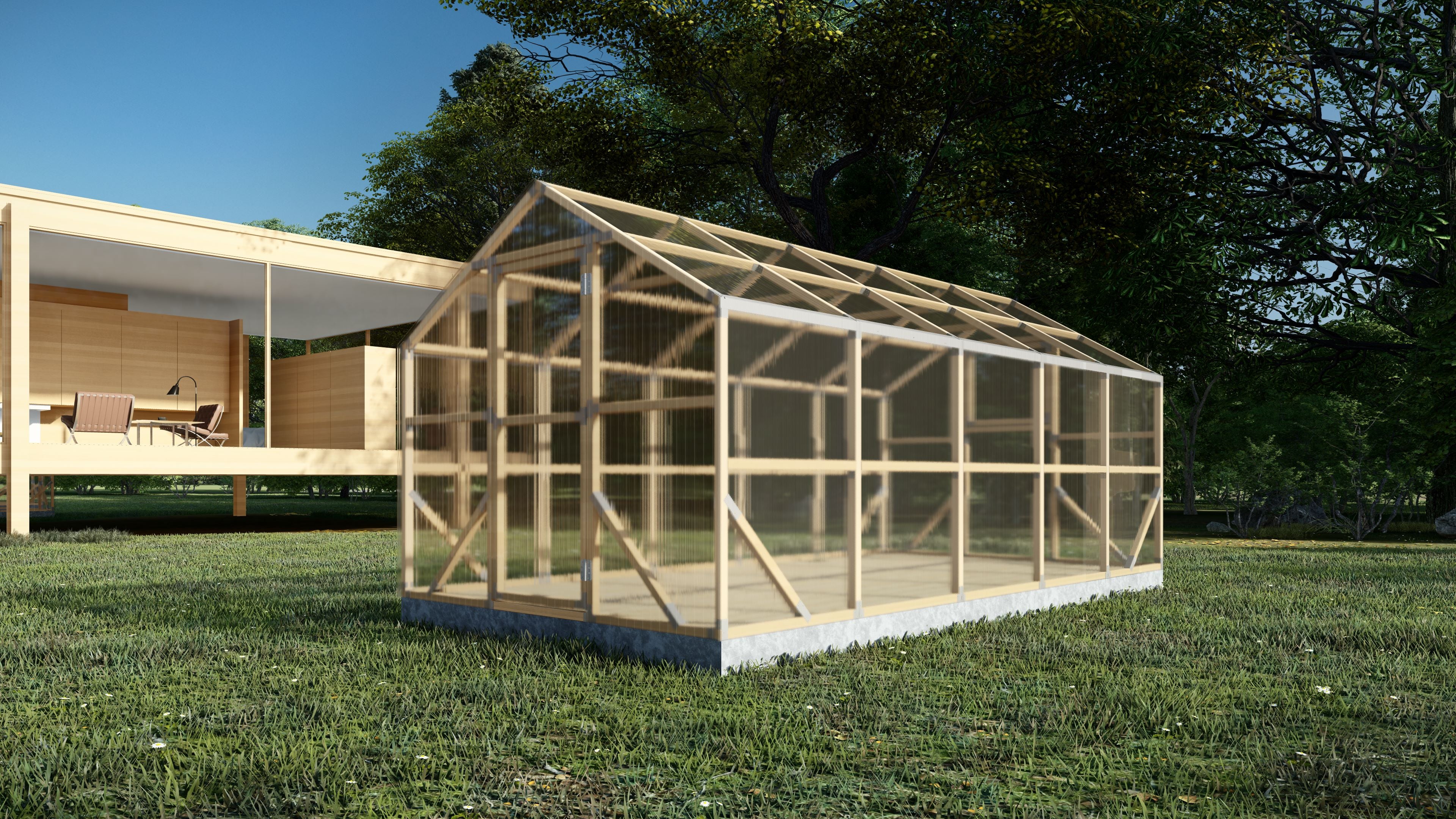 Serre Woody — Serre de Jardin en Bois 2,60m