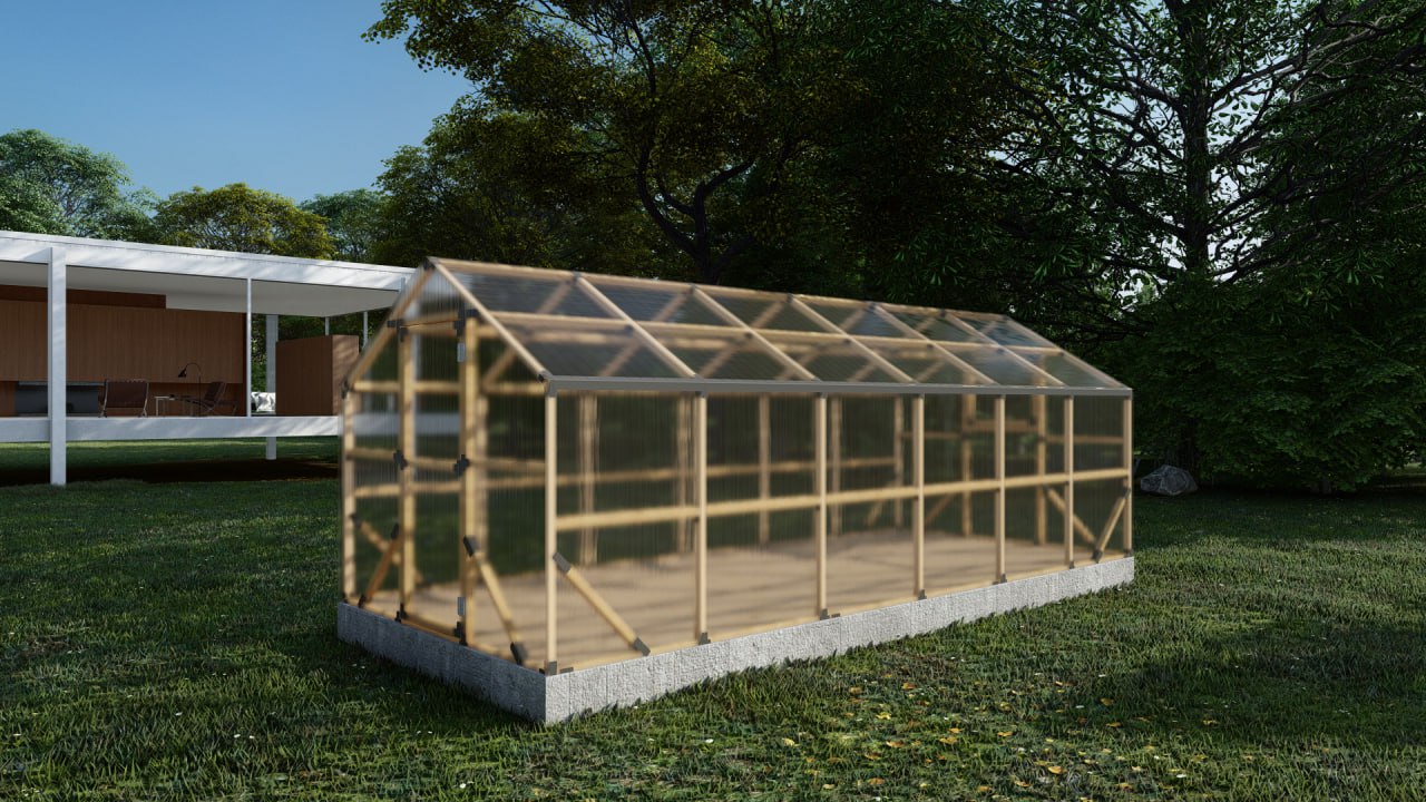 Serre Woody — Serre de Jardin en Bois 2,60m